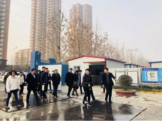 热烈欢迎漯河市郾城区各位领导莅临诚城·三英里观摩指导747
